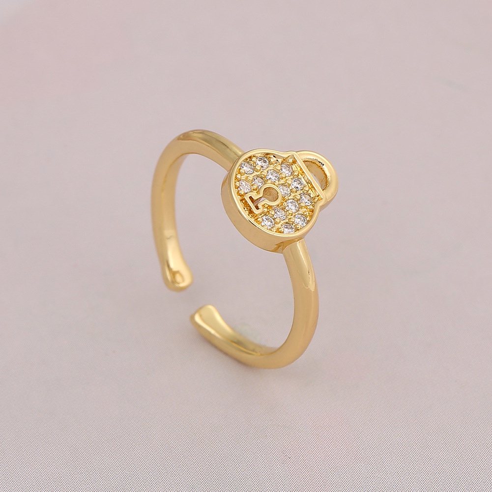 Aksesoris kunci bintang bulan aksesoris cincin kecil cincin baru snap Jalan perhiasan wanita