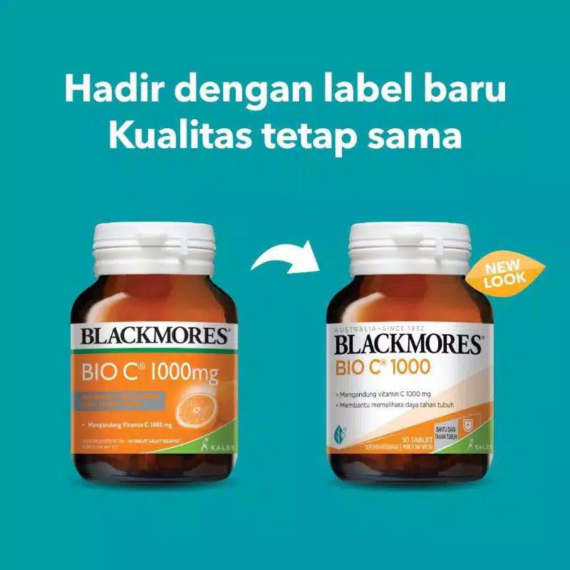 blackmores bio c 1000mg / vitamin c 1000mg/ vitamin daya tahan tubuh isi 30 aman di lambung