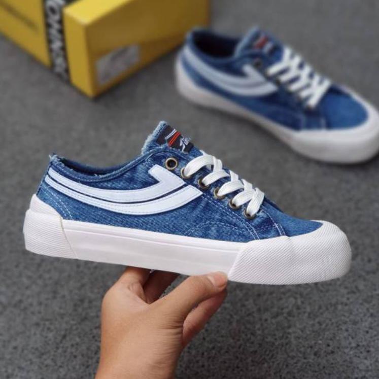 Harga Bersahabat.. Sepatu jhonson galaxy pro low denim - johnson original