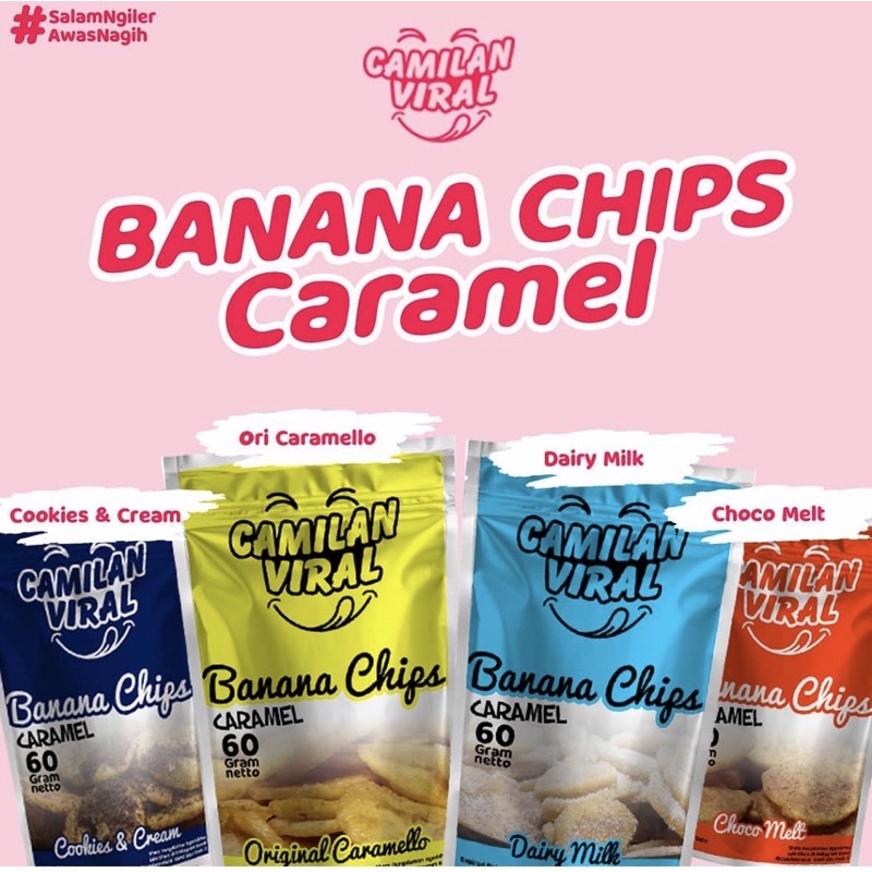 

☑️ (TERMURAH) KERIPIK PISANG COKLAT/ KERIPIK PISANG LAMPUNG/ KERIPIK PISANG KEPOK ANEKA TOPING (35GR