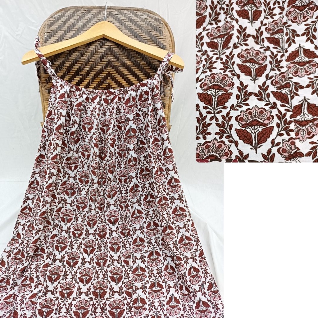Daster Sambung Viral PART 2 - Daster Payung - Daster Perca - Daster Busui Rayon-maroon etnik tl