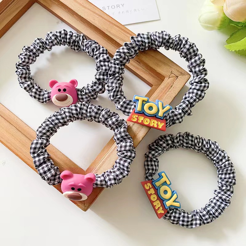 [ 1 PCS ] Srunchie Korea Wanita Lucu Toy Story Trendy Style Aksesoris Rambut Wanita