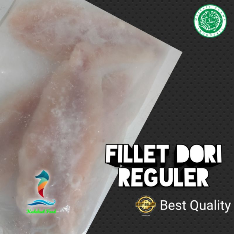 

Fillet Ikan Dori Reguler (Lokal); isi 3-4 pcs; 1 pack = 1 kg