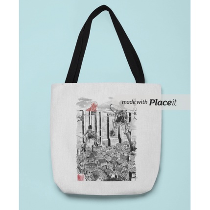 Tas Tote Bag kanvas Flying For Humanity AOT