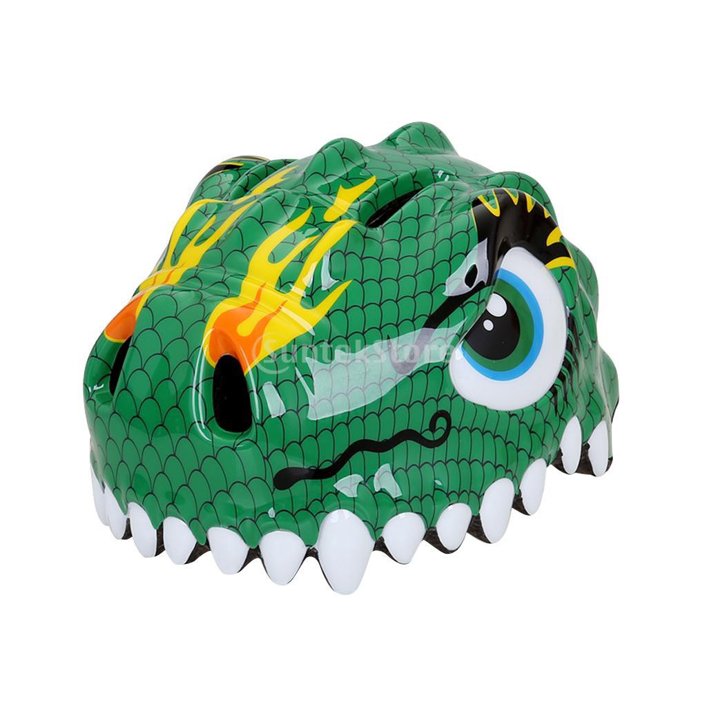 Helm Keamanan Anak Motif Kartun Untuk Bersepeda Gunung Warna Hijau