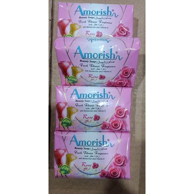 sabun  Amorish  isi 4 pcs 75gr varint campur warna