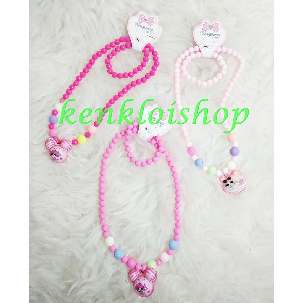 CPD01 Kalung Gelang Plastik Lol Surprise Premium