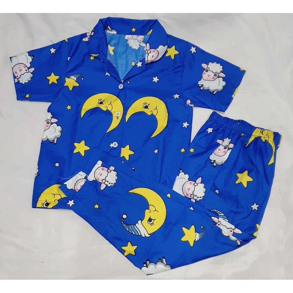 PIYAMA ANAK / PAKAIAN TIDUR / PAJAMAS / SETELAN ANAK SIZE 8 / 10 / 12 (6-12 thn)