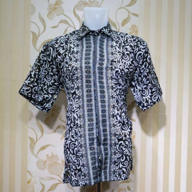 KEMEJA BATIK PENDEK PRIA / KEMEJA FORMAL PRIA / HEM BATIK BANYAK MOTIF