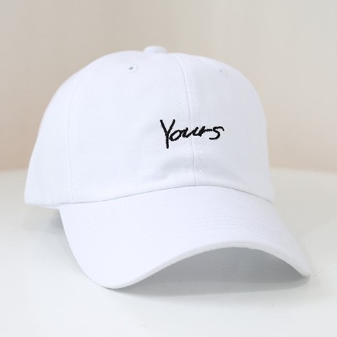 Topi Baseball Pria Wanita Bordir Yours COD Distro Korea Dewasa