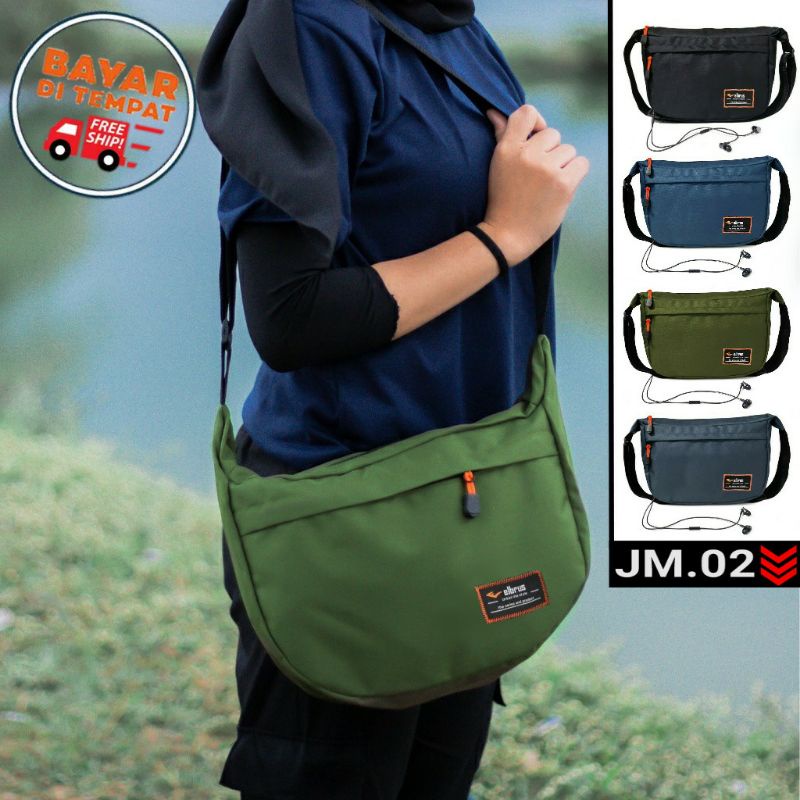 Tas Selempang Pria Premium Perahu Distro Pria-Tas Selempang Sekolah Kuliah Kerja Pria Wanita Distro-TasSelempangWadahLaptop 14.inchi