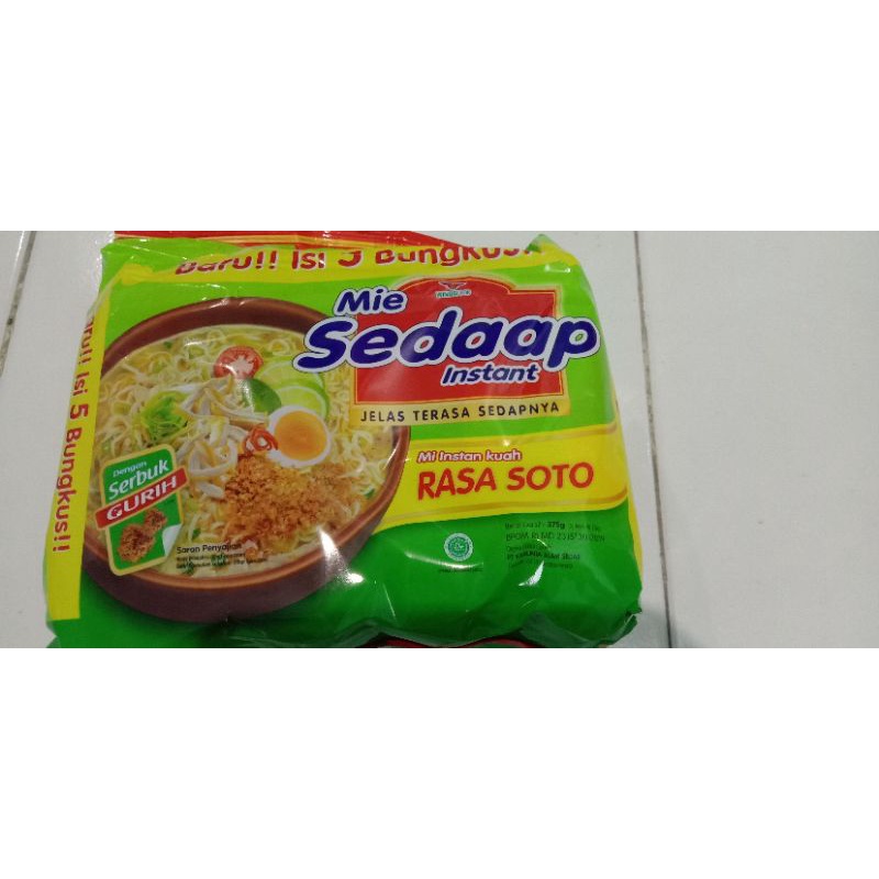 

MIE SEDAAP REBUS RASA SOTO (ISI 5)