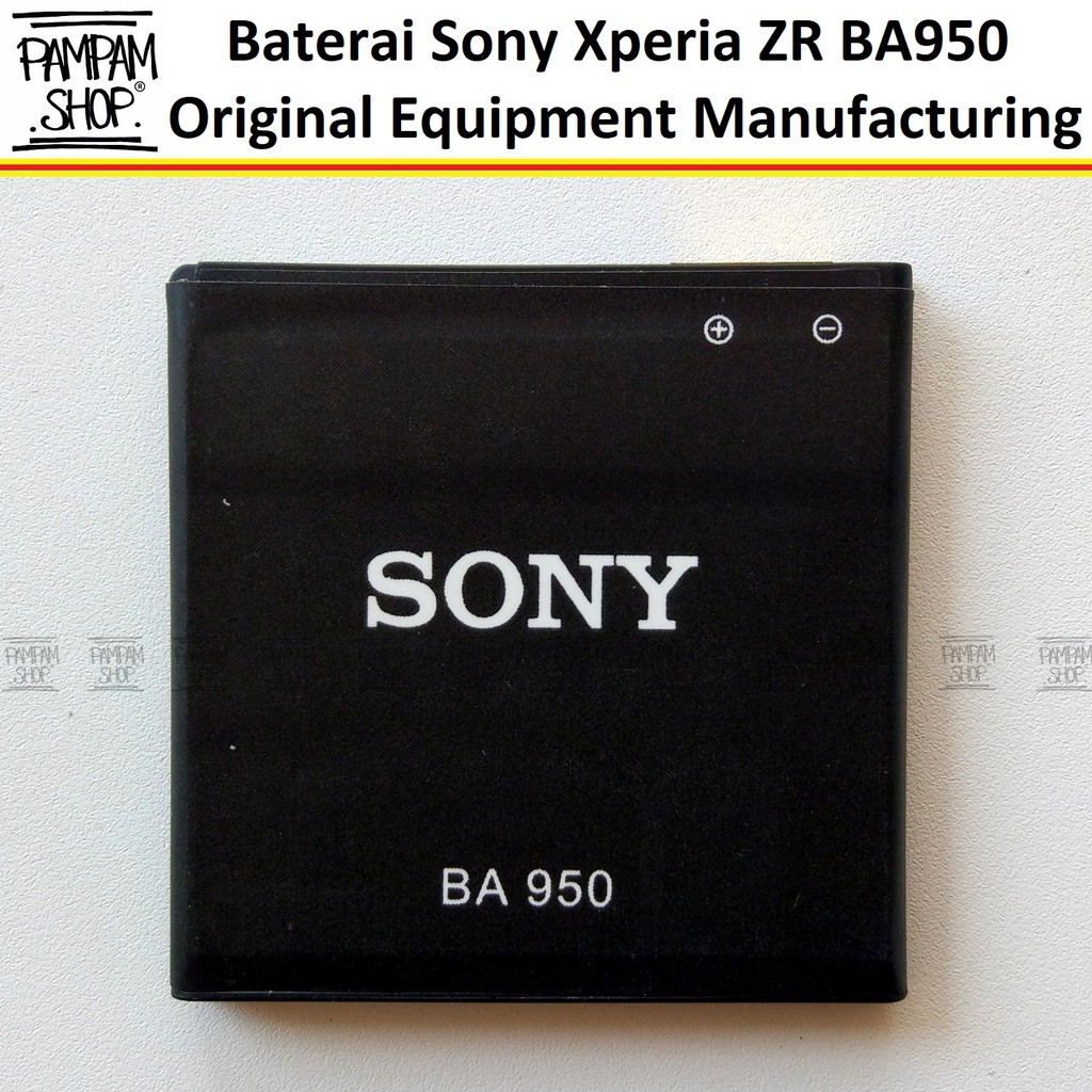 Baterai Sony Xperia ZR C502 M36H BA950 BA 950 Original OEM Batre Batrai Battery HP Ori