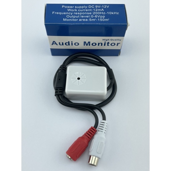 AUDIO MONITORING CCTV plus jack audio / MIC CAMERA CCTV