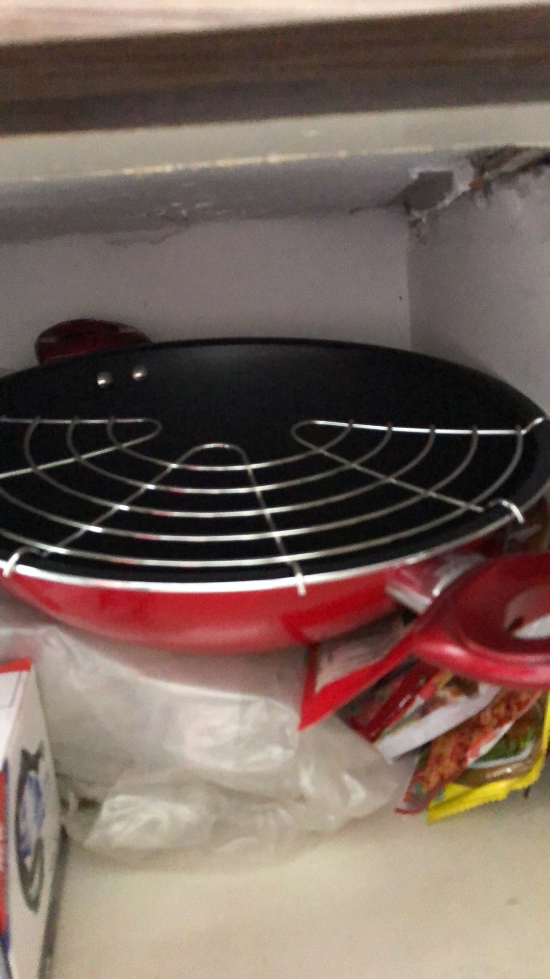 Wajan Tempura / Wajan Set Aluminium Teflon / Wok Set 30cm Supra - Ungu