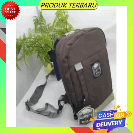 Tas Selempang Pria Haoshuai 5134 Anti Air Bahan Dolby Lotto Coated Slingbag Selempang Slempang Bahu 