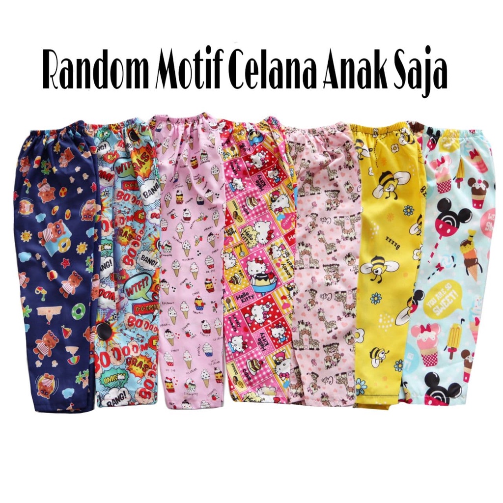 IZANY Celana Saja Anak Random