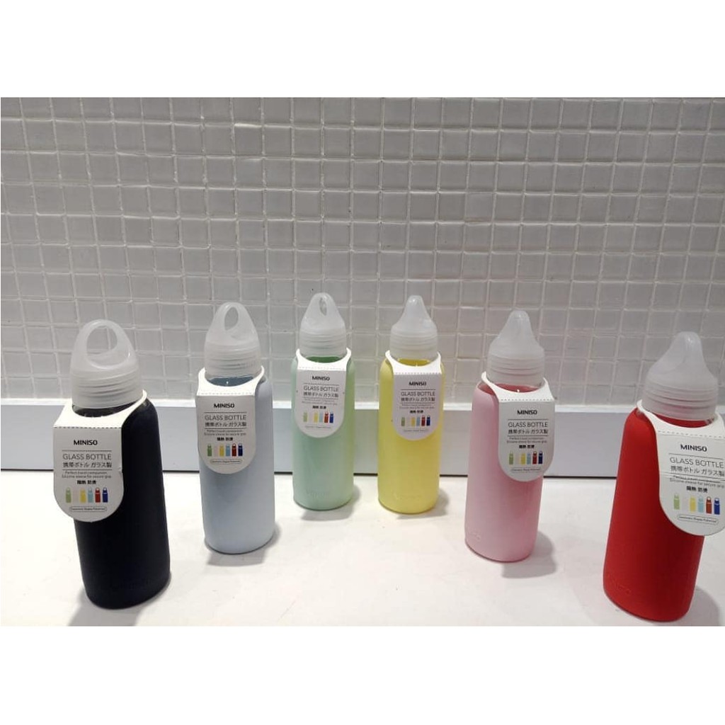Miniso Official Glass Bottle Colour