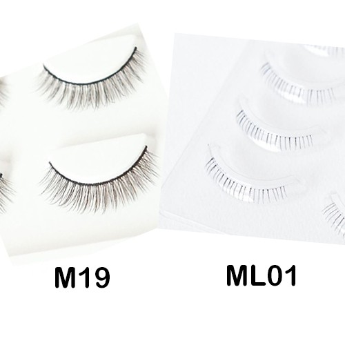 [BUNDLING]  Mootong False Eyelashes - M19 + ML01