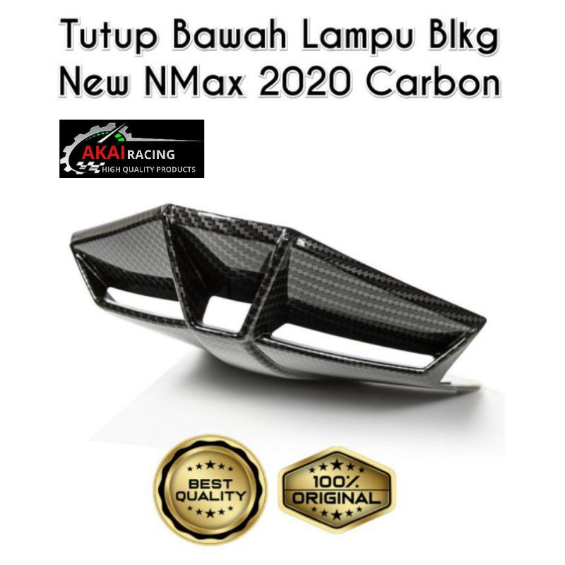 cover carbon nmax new lampu stop cover bawah stop nmax new carbon