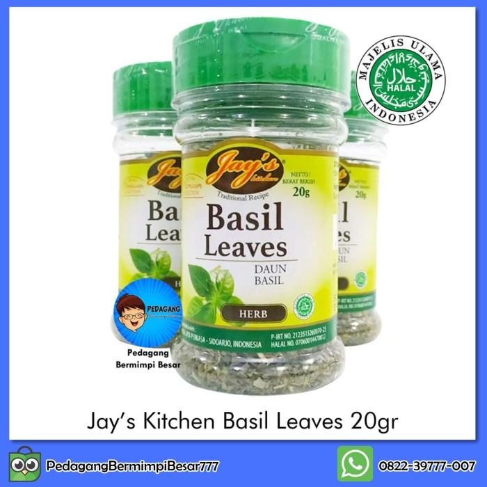 

Jay's Kitchen Basil Leaves 20gr | Daun Basil Kering | Dry Basil Best Seller