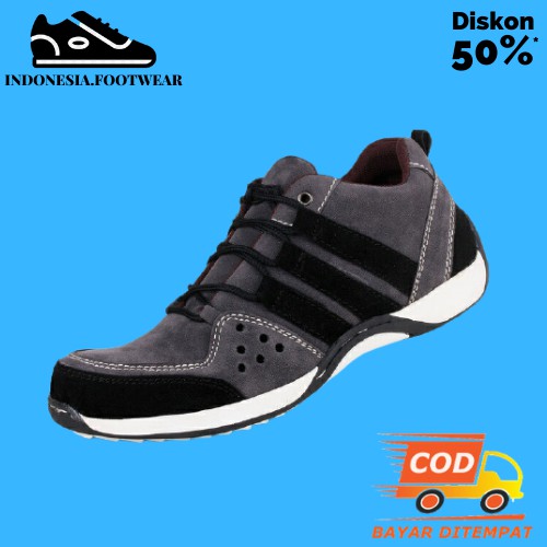 TERLARIS !!  SEPATU ADIDAS NEW FELIX SAFETY SHOES LOW BOOTS SUEDE STEEL TOE KERJA PRIA MURAH