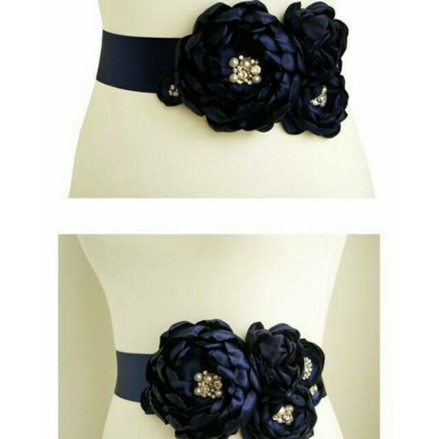 Belt 26 hitam hiasan gaun pesta / ikat pinggang hiasan kebaya