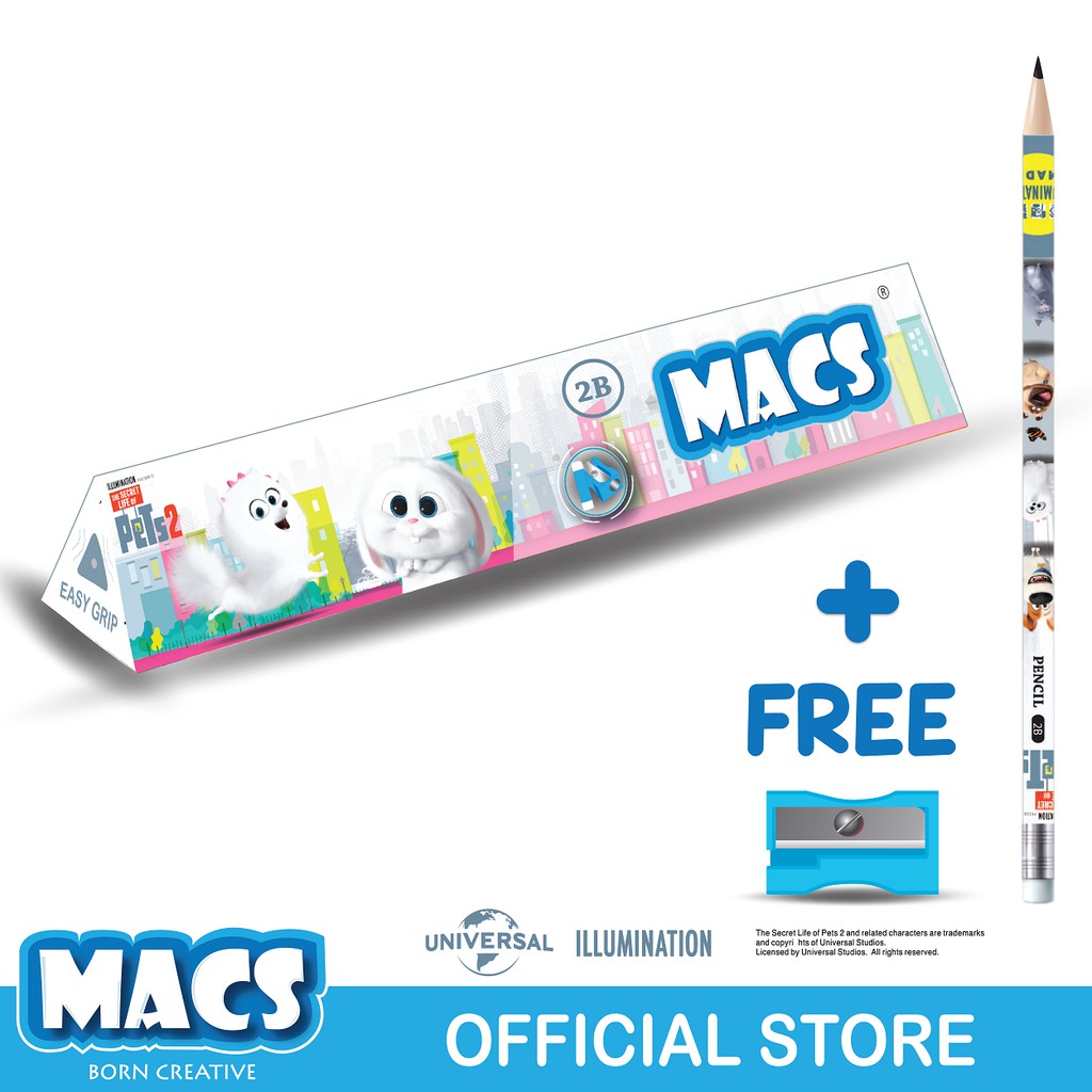 

MACS Pets Pensil 2B Segitiga Warna Hitam