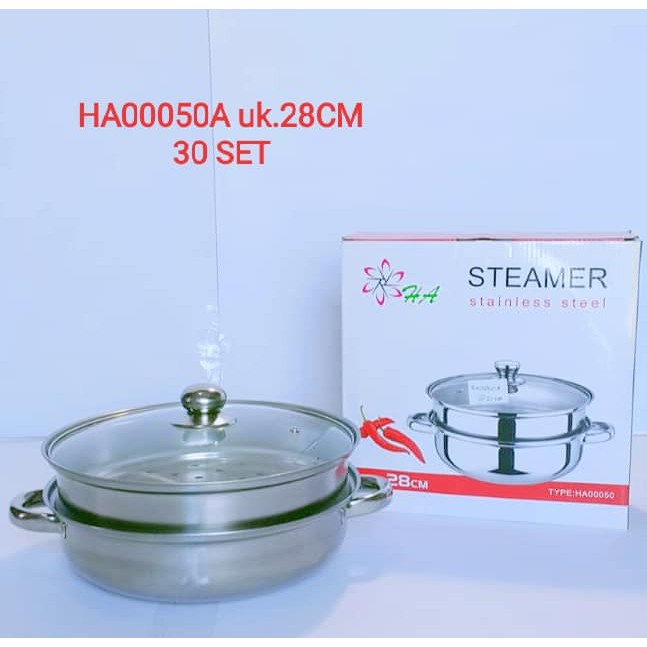 PANCI STEAMER STAINLESS STELL Panci Pengukus Kukusan Pengukus
