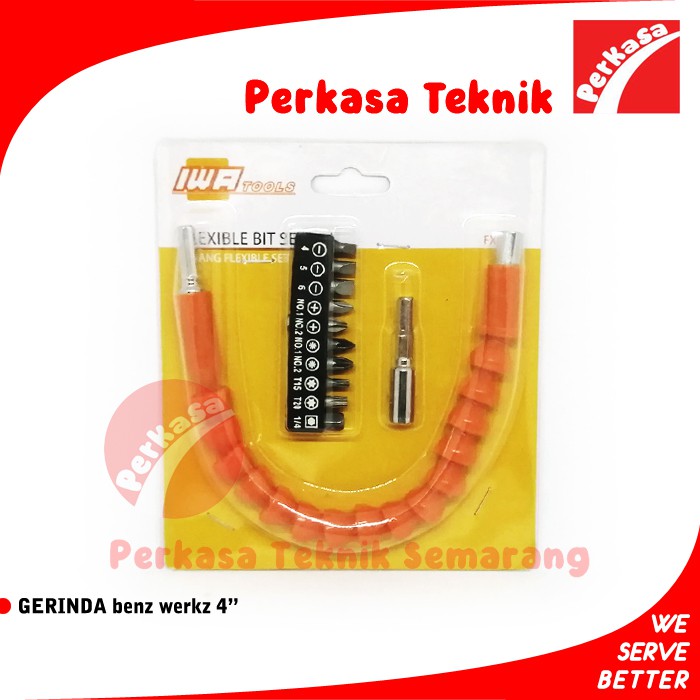 Fleksibel Bor Baterai IWA Set 21pcs Cordless Flexible Drill Bit