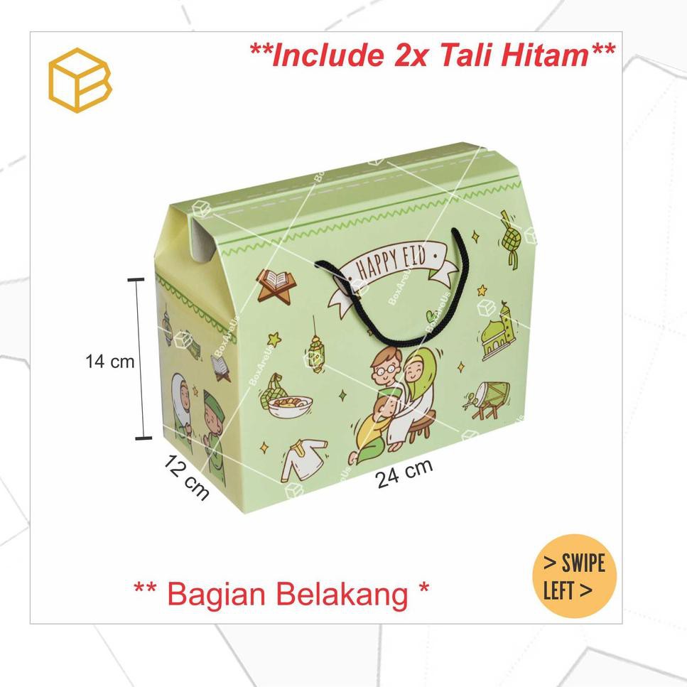 

Box toples kue kering packaging lebaran cookies kemasan | TBIF241214 (20pc) (ART. 877)