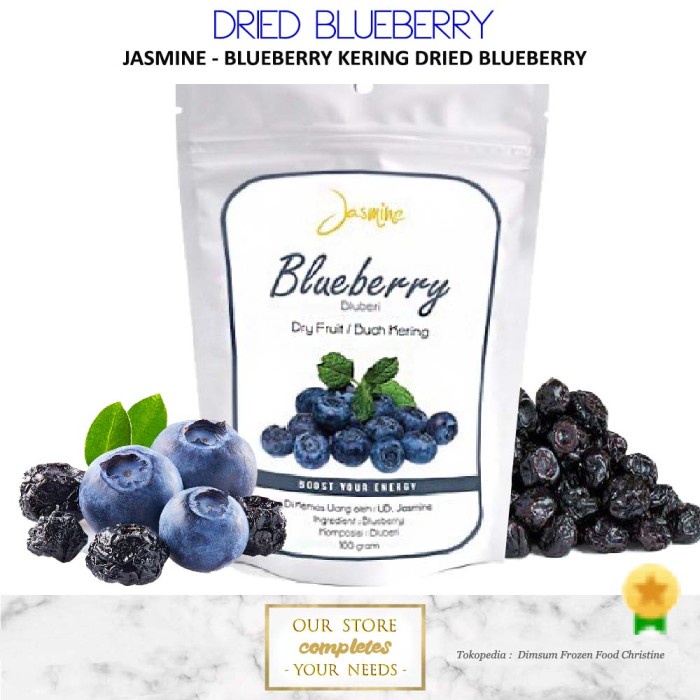 

Buah Kering - Blueberry Dried Blueberry Natural Blueberry Buah Berry Kering 100 Gr