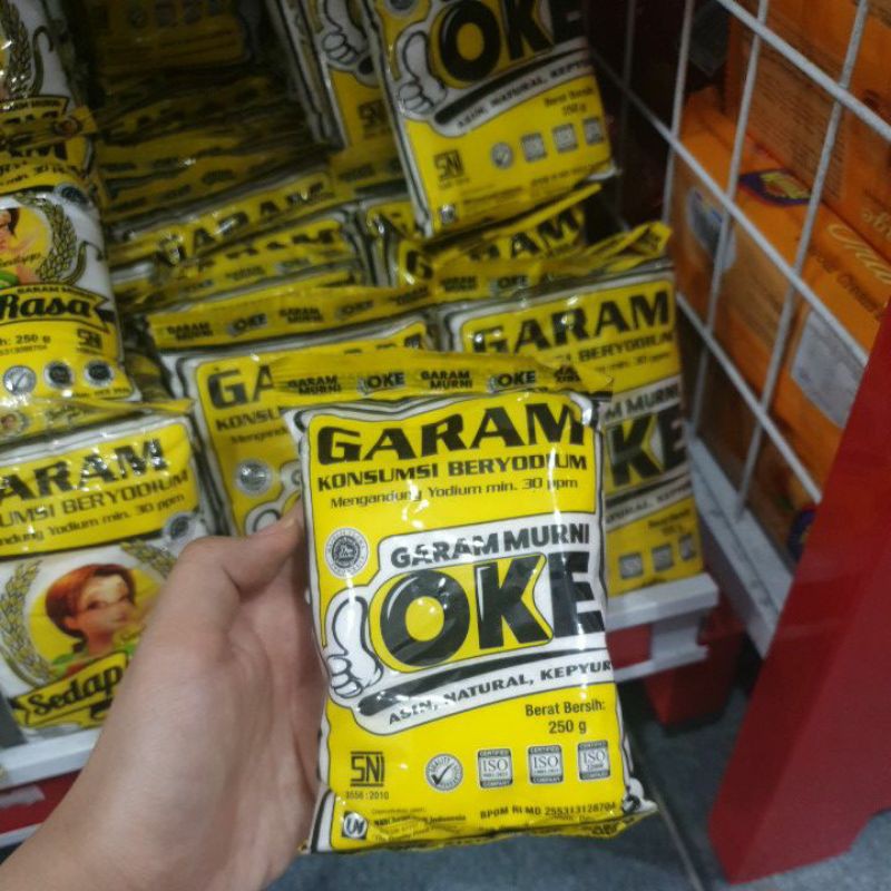 

Garan Konsumsi Beryodium Merk OKE 250gr