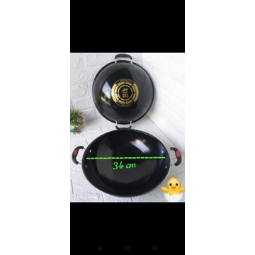 Wajan enamel kuping gsf