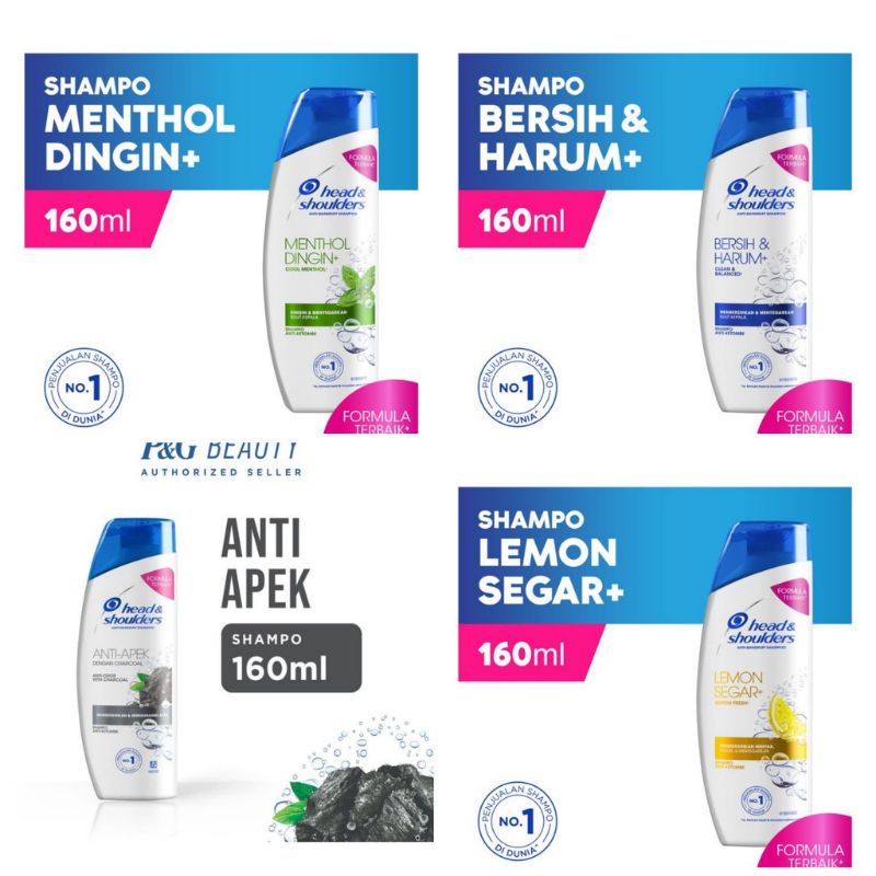 sampo head and shoulders 160ml