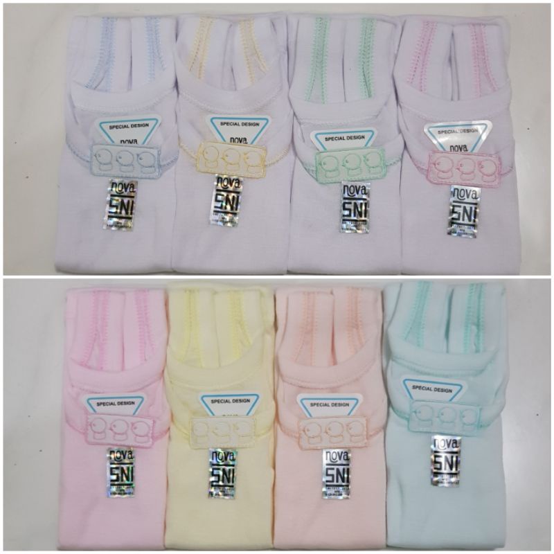 4 pcs singlet nova baby bebek new born bayi