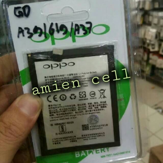 BATREI BATERAY BATREI OPPO A39 A57 BLP 619 ORIGINAL