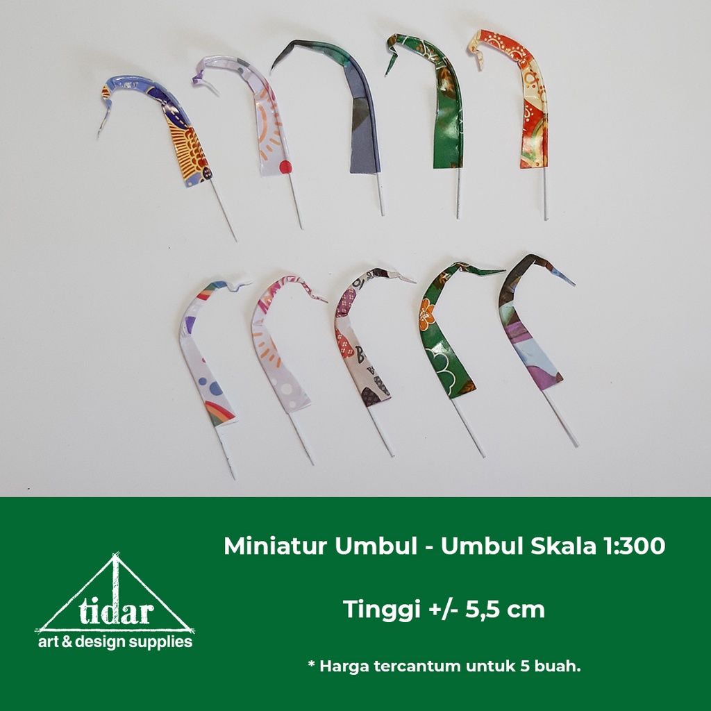 

[MR] MH - Miniatur Maket Umbul Umbul Skala 1:300
