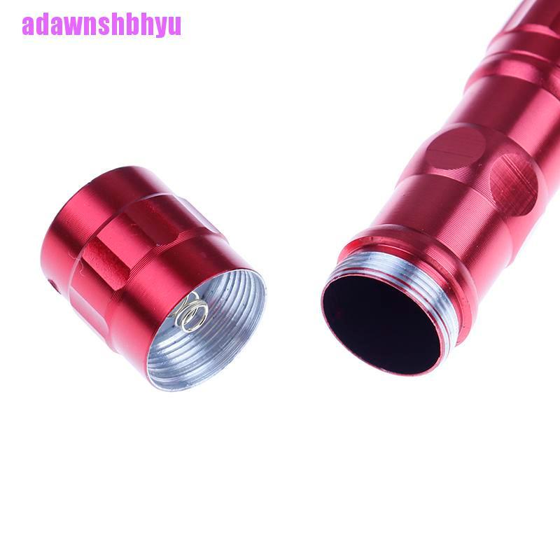 (adawnshbhyu) Senter Led Mini Portable Anti Air Bahan Aluminum