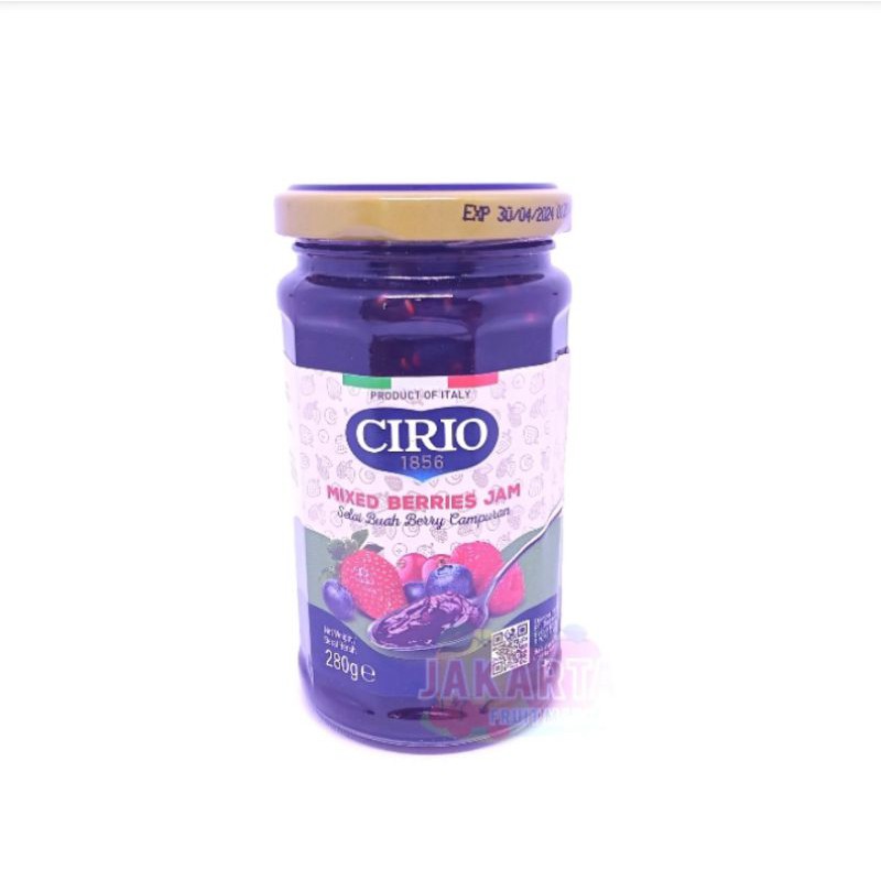

CIRIO MIXED BERRIES JAM 280G