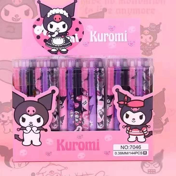 

Kejutan Viral pen gel mekanik motif kuromi isi 12