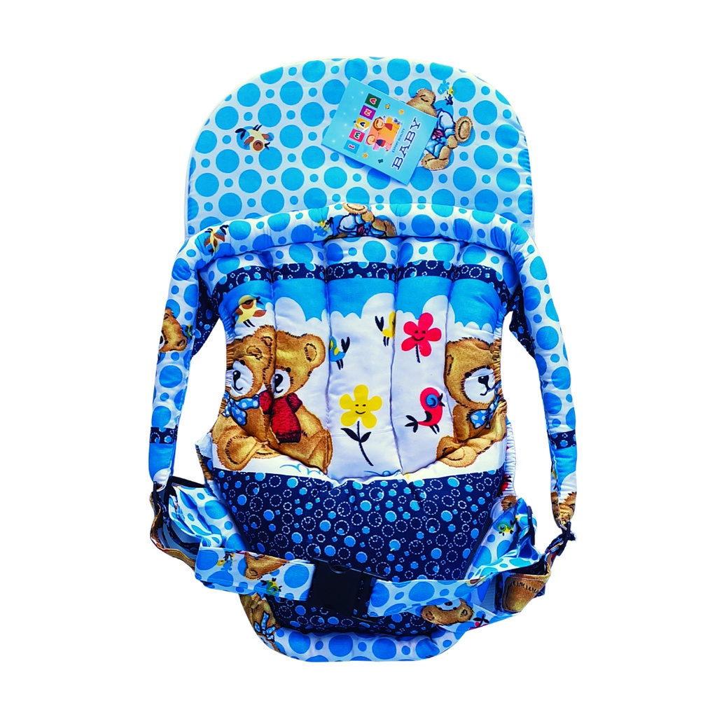 Gendongan Bayi Depan Beruang Lucu-1Pcs Biru