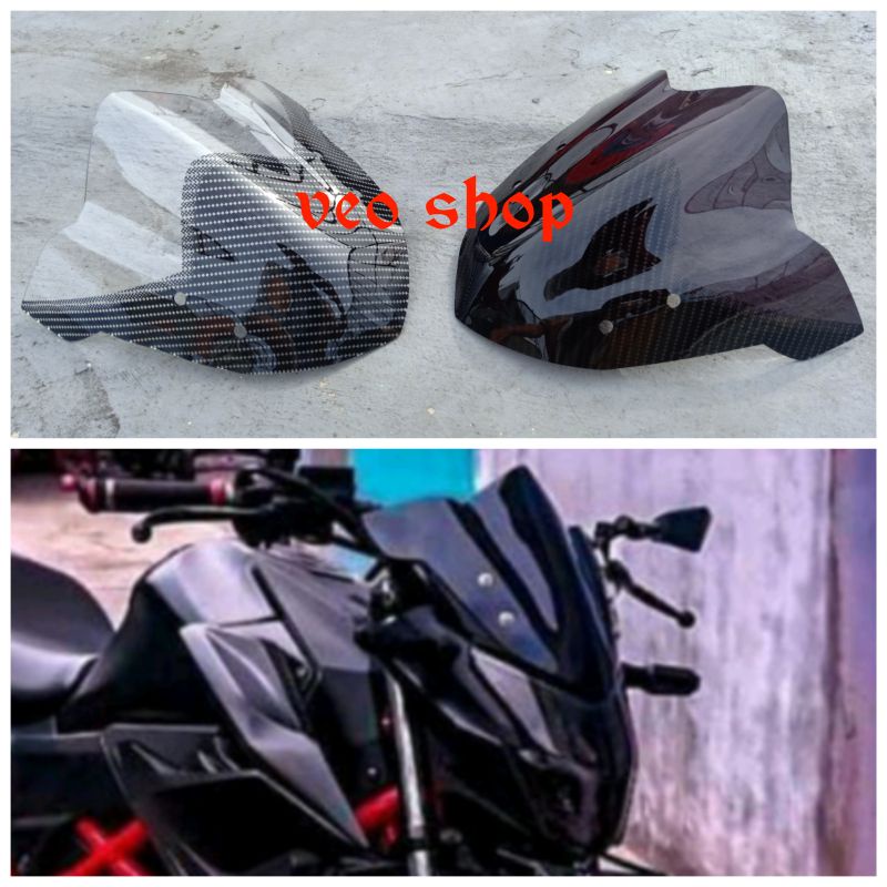 VISOR JENONG CB150R CARBON WINDSHIELD JENONG CB150R CARBON