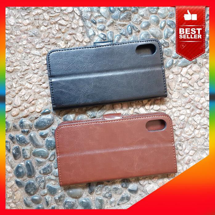 PROMO ACC CASE iphone X  XS flip wallet leather