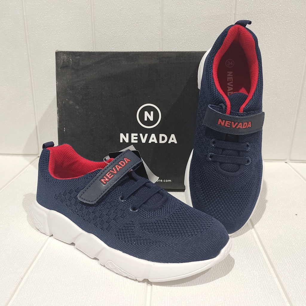 Nevada sepatu sekolah anak laki sneakers anak cowok original branded matahari hokizan collection