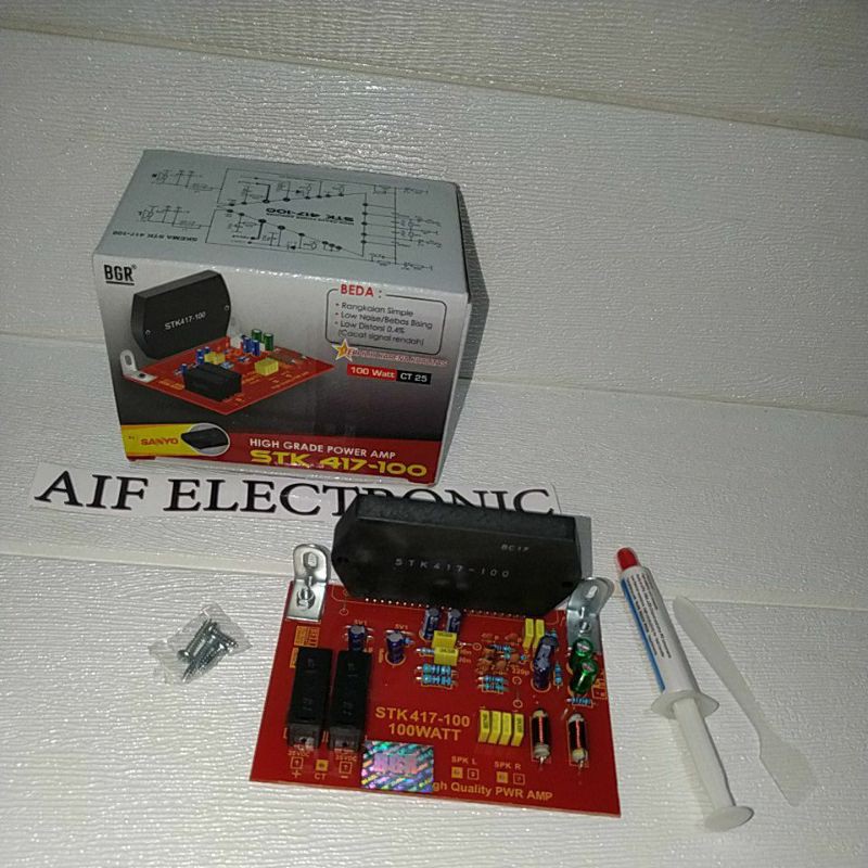 Kit power amplifier Stereo STK 417-100