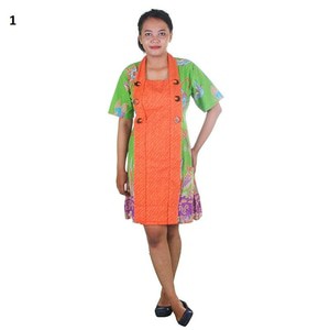 Dress Kebaya Embos Koin Pelangi - Warna 2