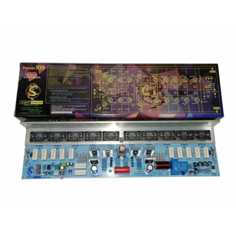 KIT POWER AMPLIFIER 1250 WATT TEF SISTEM YIROSHI X10 + TR