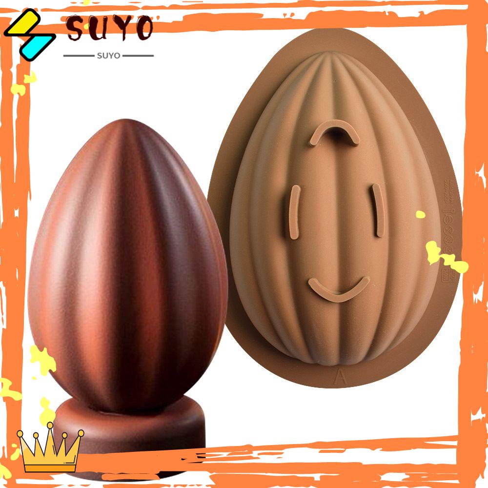 Suyo Cetakan Telur Paskah 3D Bahan Silikon