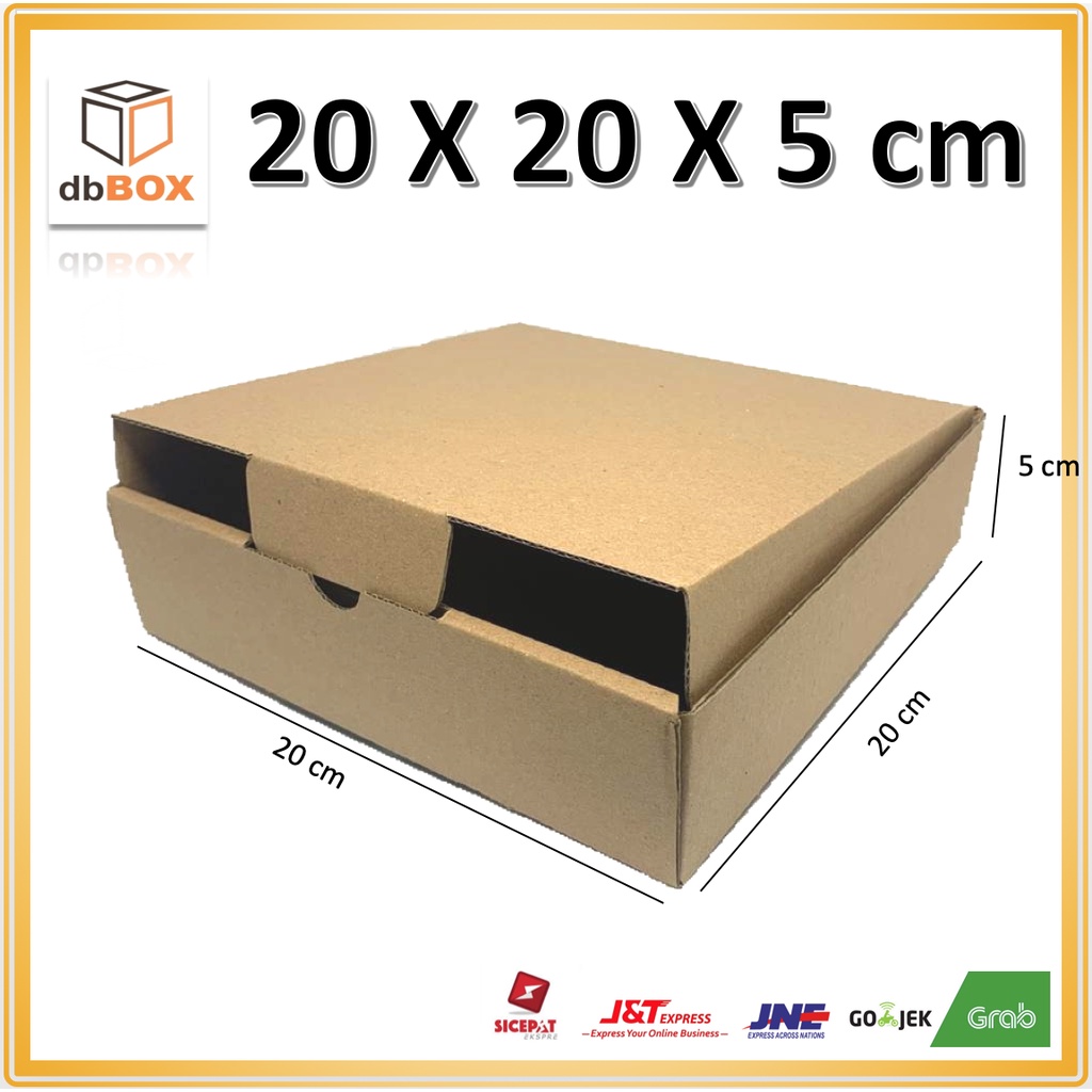 

Kardus 20x20x5 cm....Die Cut kotak Kue tart -aksesoris-dll